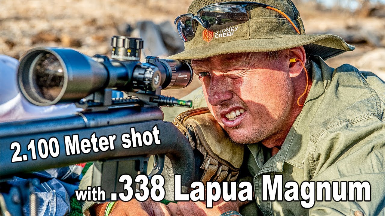 2.100 Meter (2.300 yards) shot with .338 Lapua Magnum | LONG RANGE GUYS