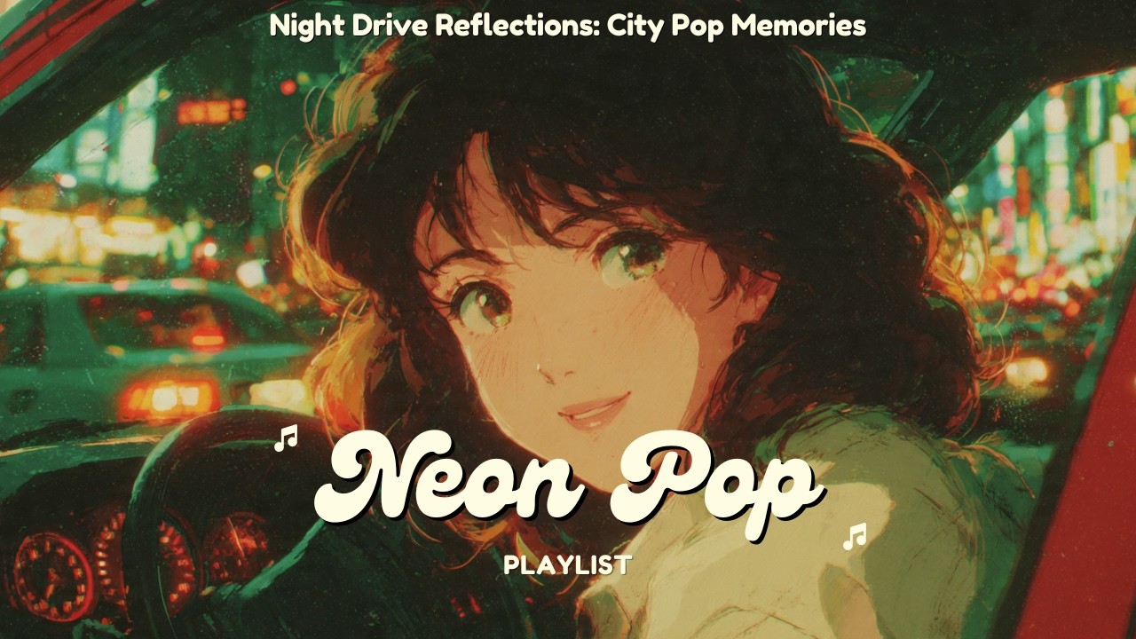 🌃【Neon Pop | Playlist】🌙 — Night Drive Reflections: City Pop Memories