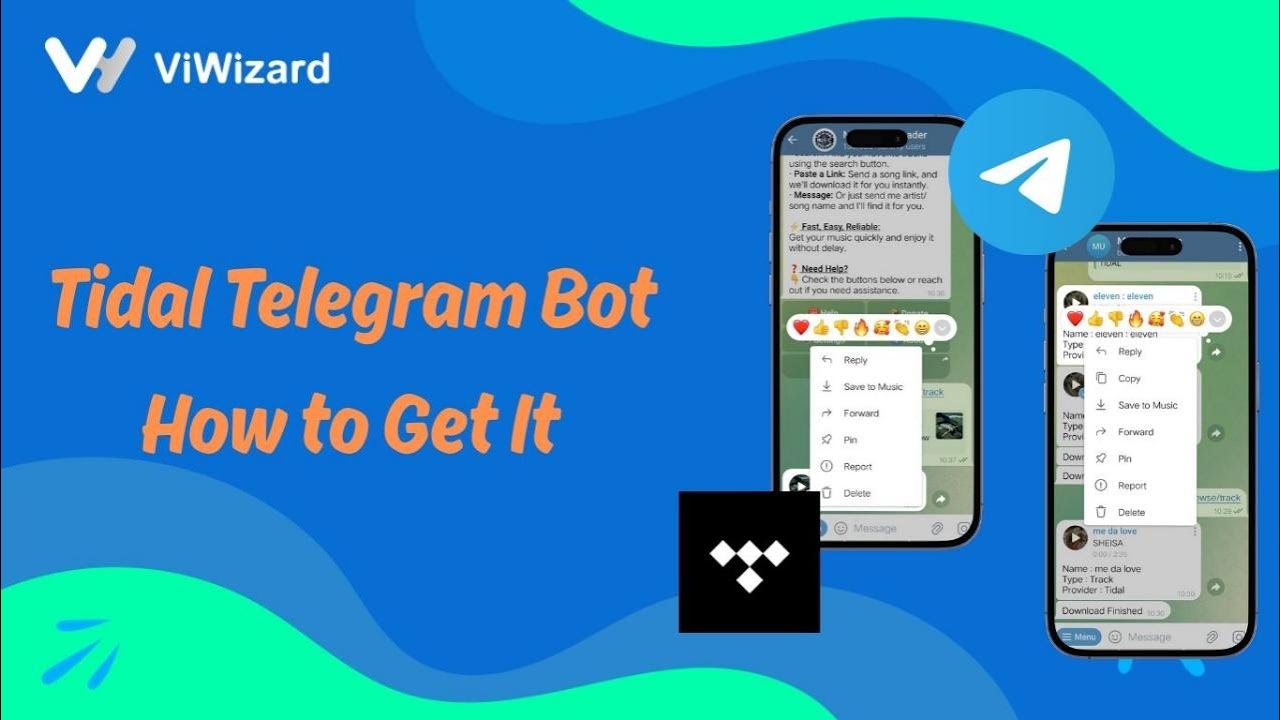 Как скачать песню с Tidal с помощью Telegram-бота