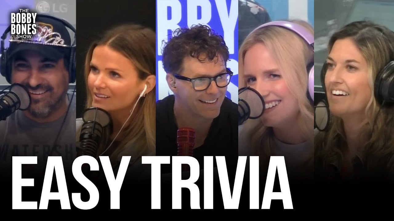 The Bobby Bones Show Competes in Easy Trivia