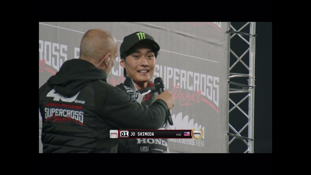Paris supercross day 1 250 and 450 race 2