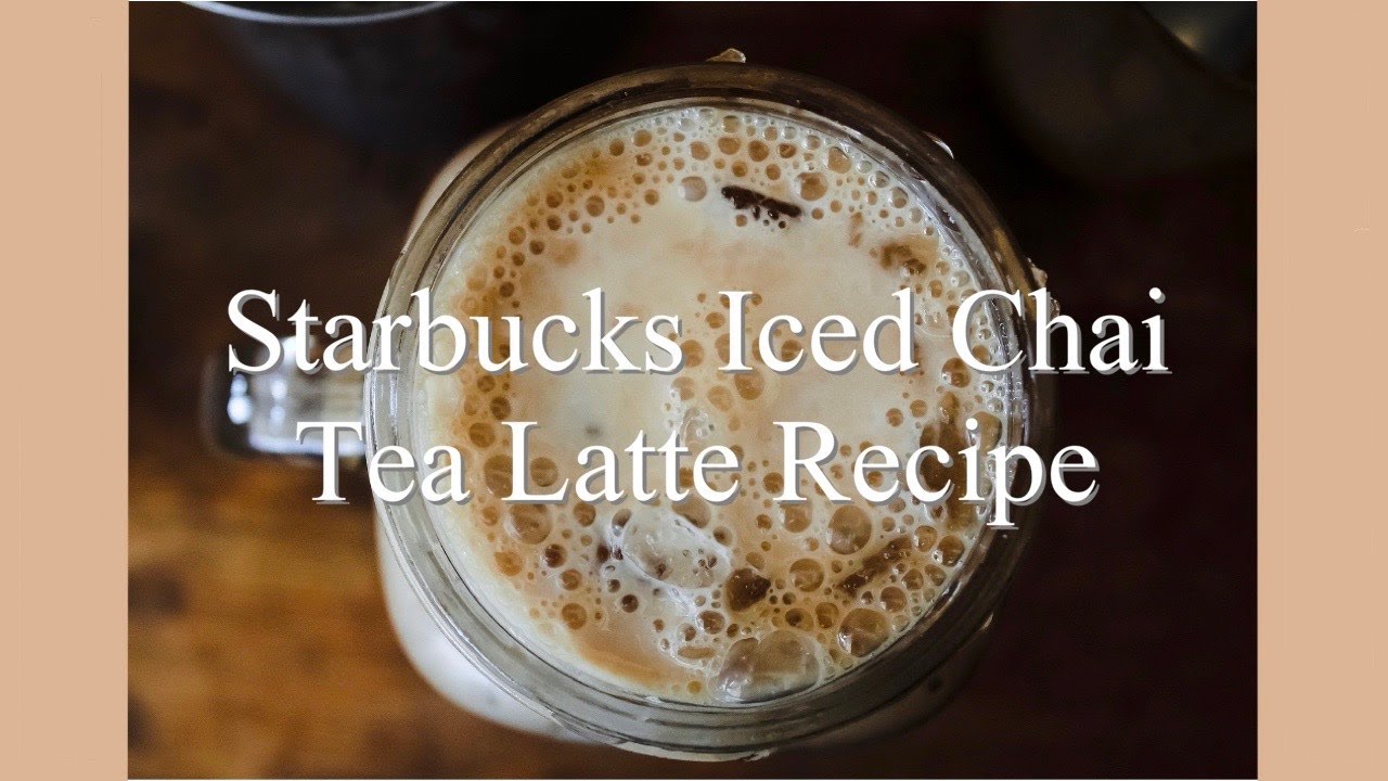 STARBUCKS COPYCAT RECIPE | Iced Chai Tea Latte with Vanilla Sweet Cream Cold Foam
