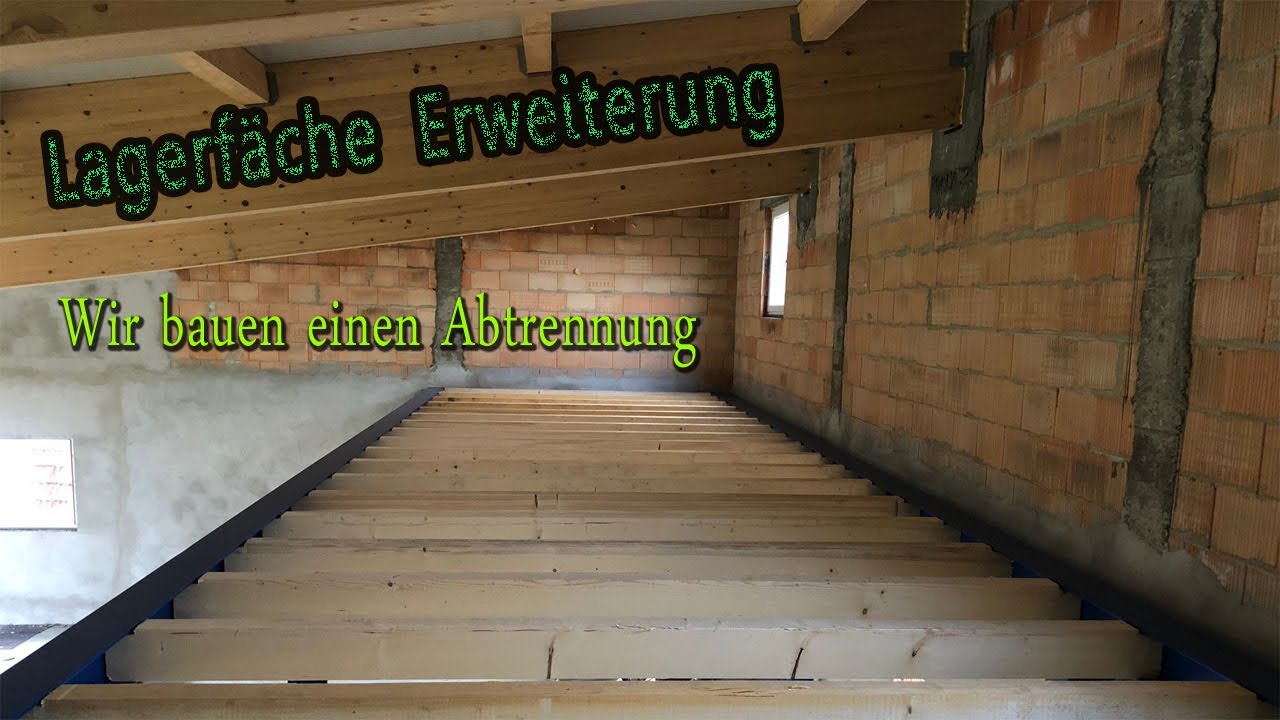 Balkon / Lagererweiterung | Stahlbau | Hallenbau | Teil 9 | 4k