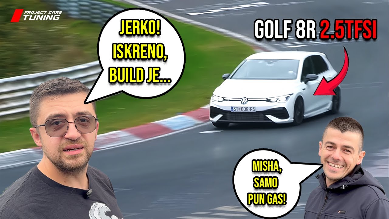 Misha vozi naše aute na Nürburgringu - Golf 8R 2.5TFSI & AUDI S1 2.5TFSI | Vlog Part 2
