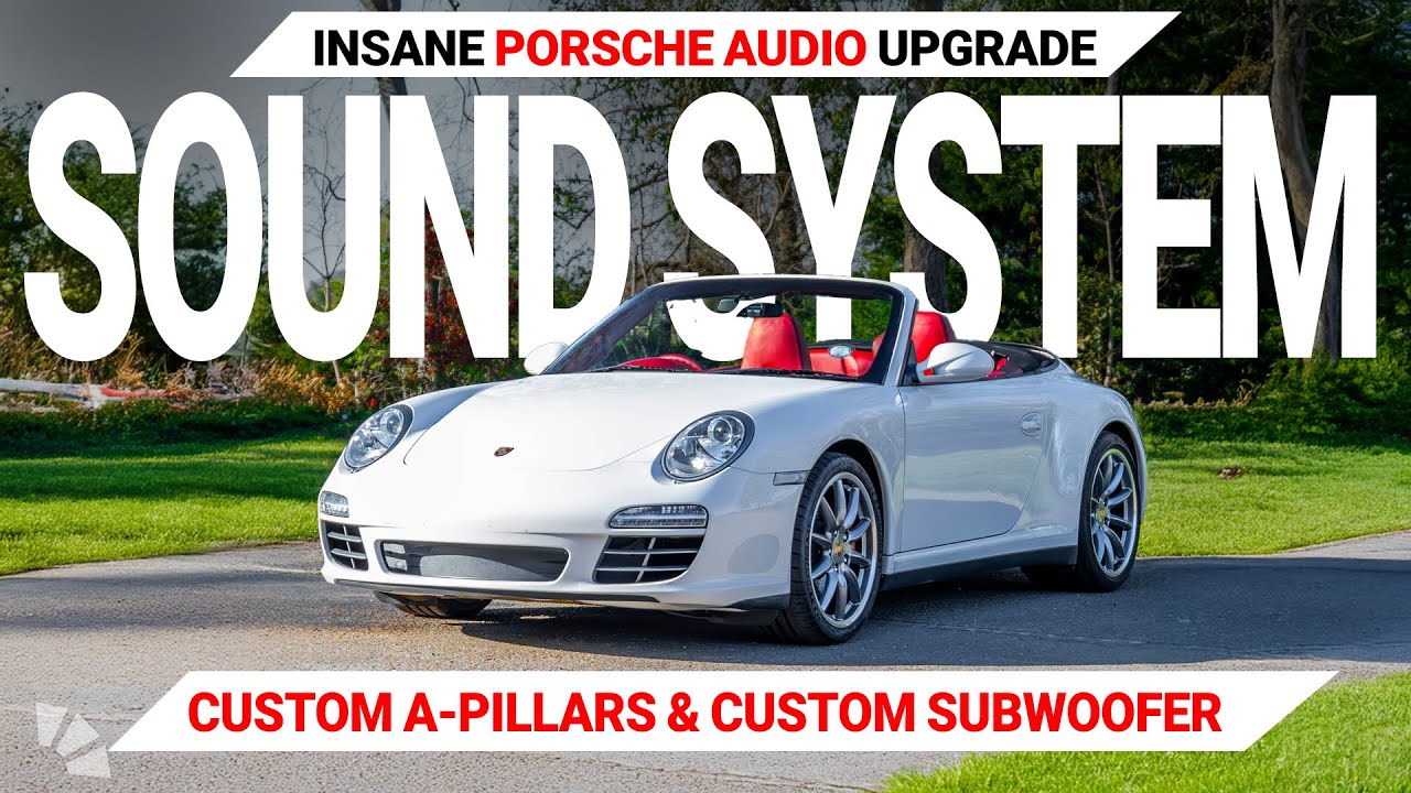 Porsche Sound Upgrade | Custom A-Pillar Speakers & Subwoofer Install | Cambridge Car Audio