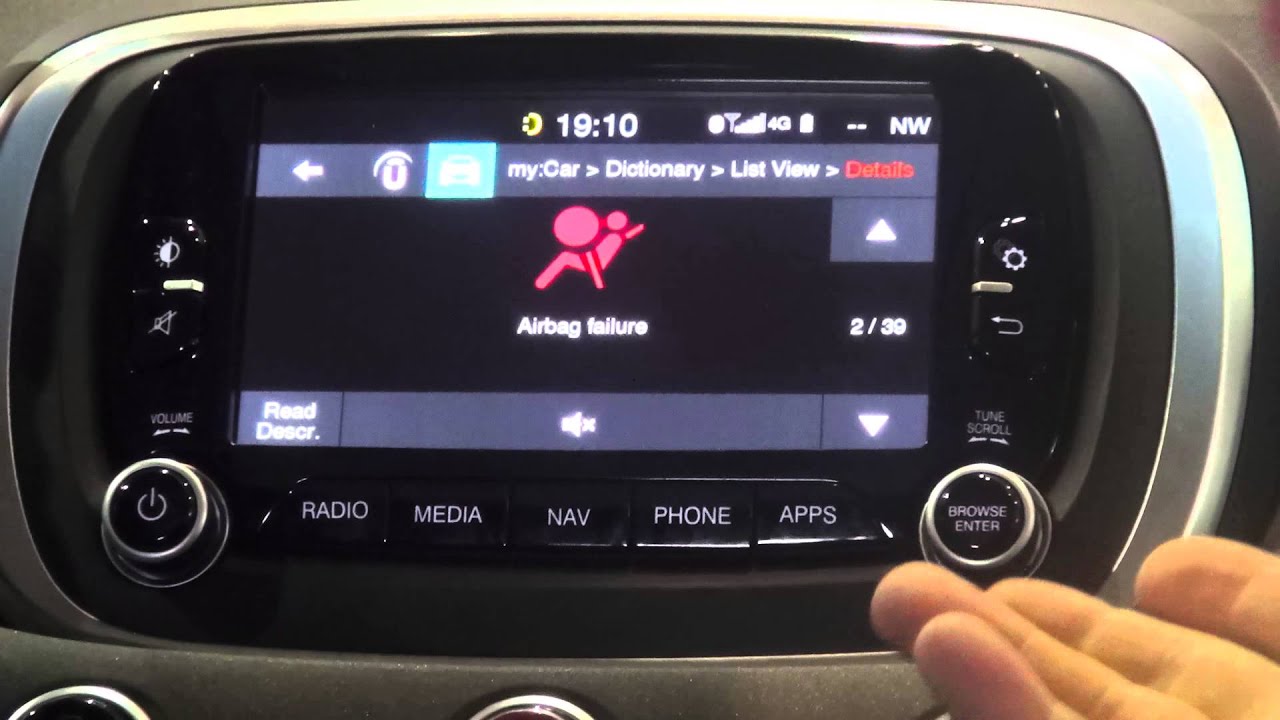 Fiat uConnect live preview da HDmotori.it