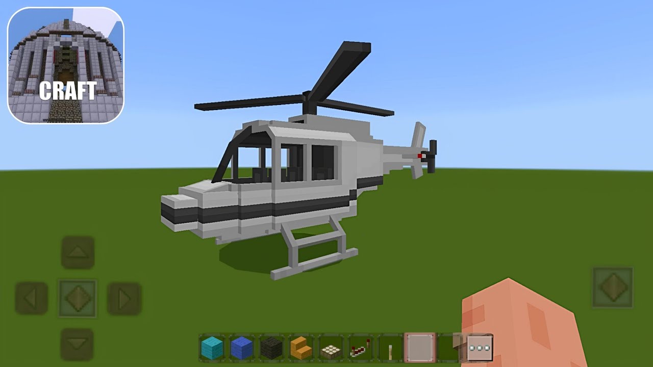 How to Get HELICOPTER in Minicraft!