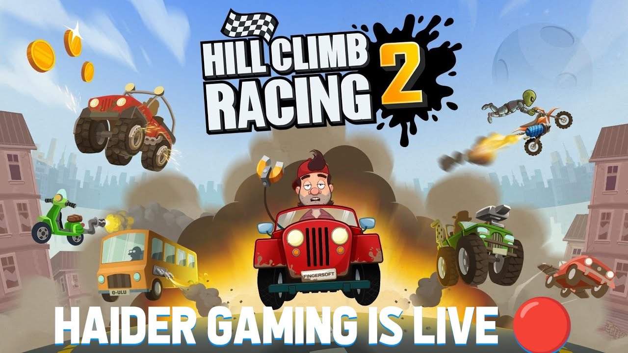 HILL CLIMB RACING LIVE 🔴
