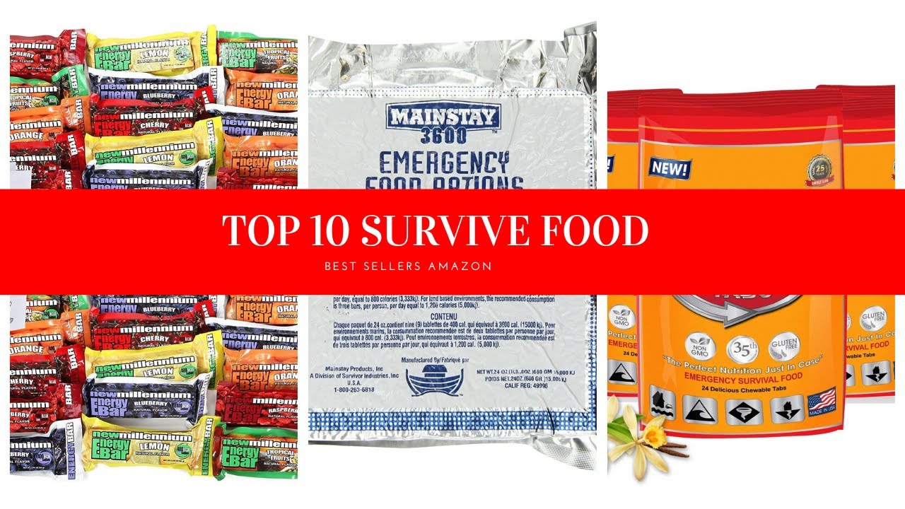 ✔️ TOP 10 BEST SURVIVAL FOOD 🛒 Amazon 2020