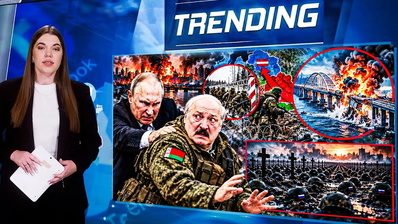 😱CRIMEAN BRIDGE DOWN! BELARUS ATTACKS LATVIA! PUTIN&rsquo;S BIRTHDAY TURNS INTO A NIGHTMARE! 2M DEAD!