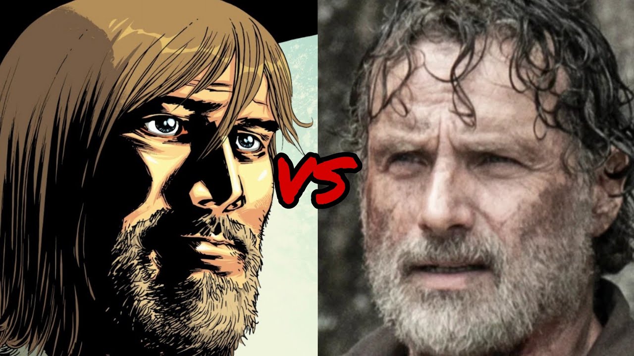 Comic Rick Grimes vs T.V. Rick Grimes (The Walking Dead)