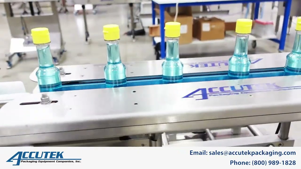 Complete Bottling Line by Accutek | Packaging Equipment for Food, Beverage & Cosmetics