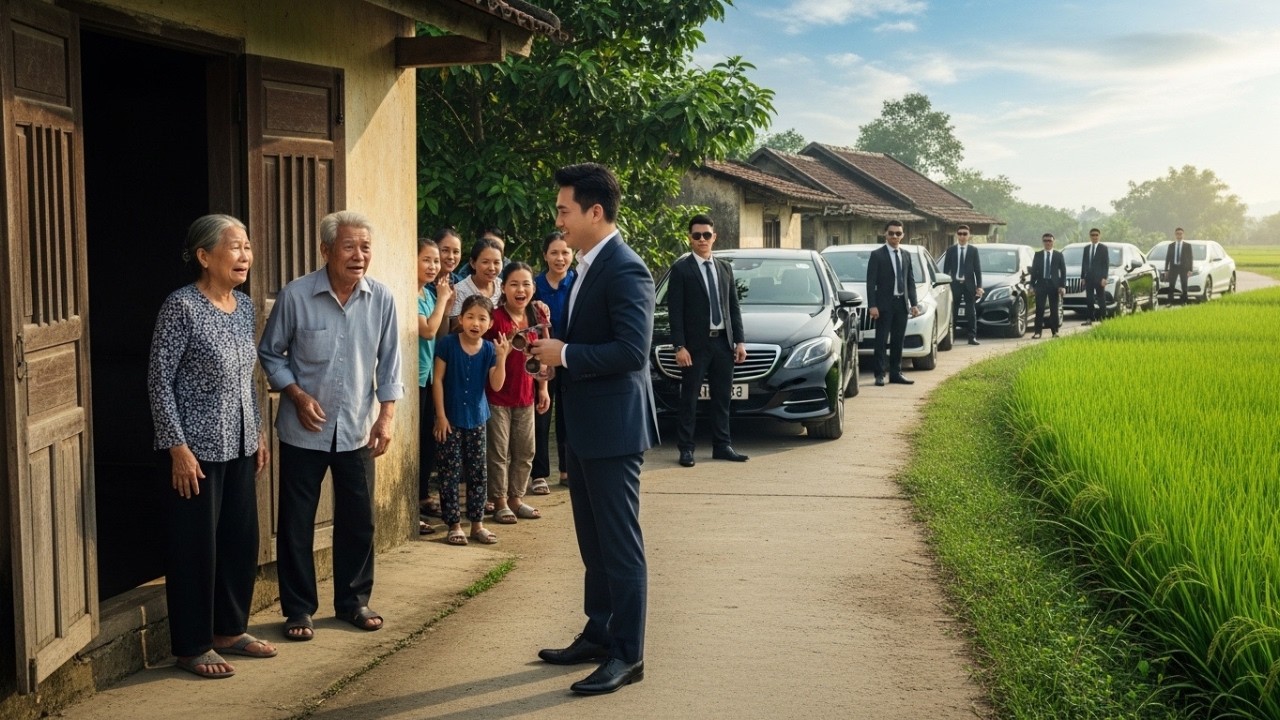 Con Trai Bỏ Nhà 20 Năm Trước Trở Về Thành Tỷ Phú, Hành Động Cha Mẹ Khiến Cả Thành Phố Sốc.