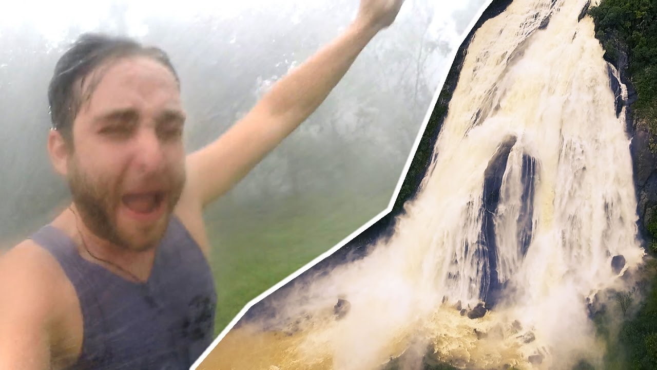 ESPETÁCULO DA NATUREZA NO BRASIL! EXPLOSÃO DE ÁGUA NA CACHOEIRA DA FUMAÇA EM ALEGRE / ES #316