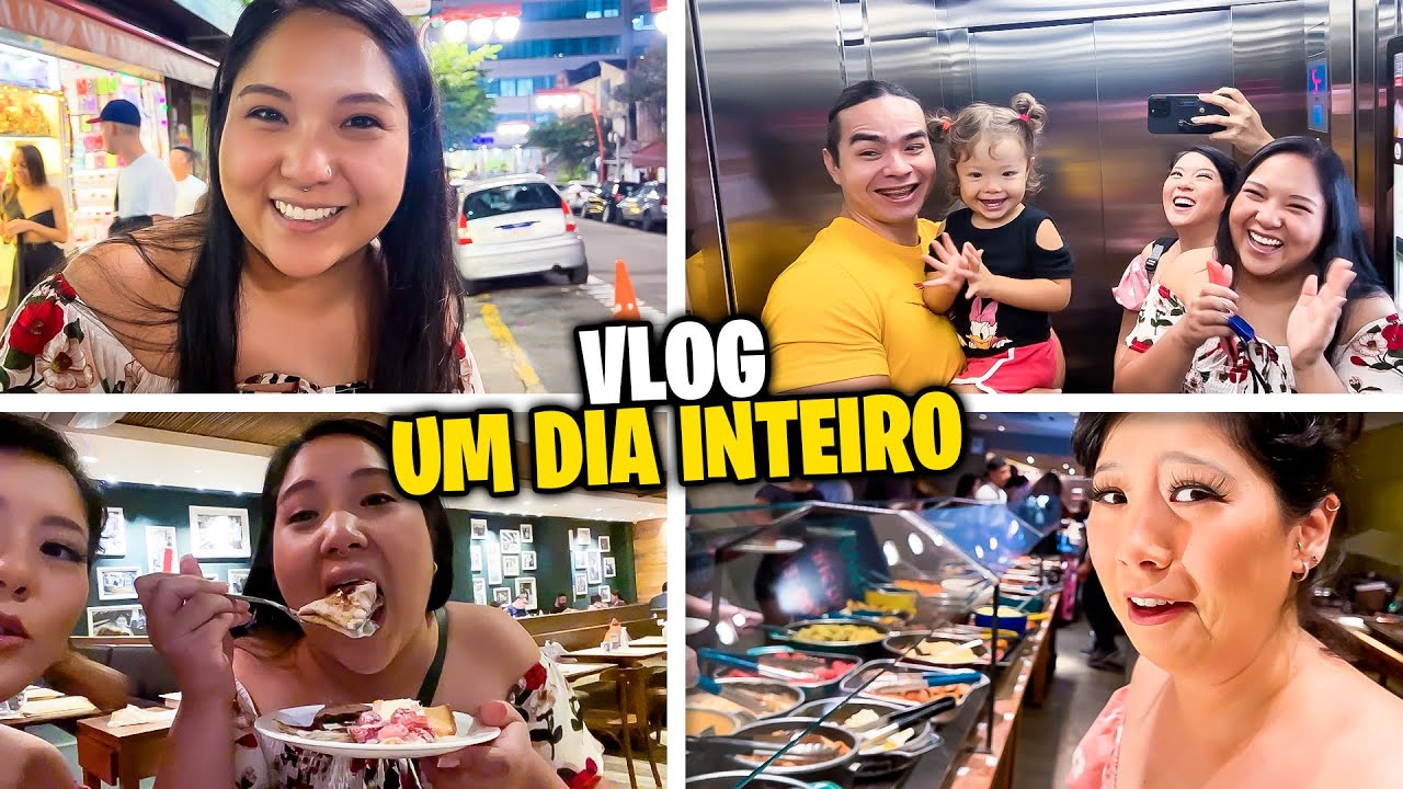 VLOG: Um Dia Inteiro Comendo e Comprando Muita Coisa Em São Paulo | Blog das irmãs