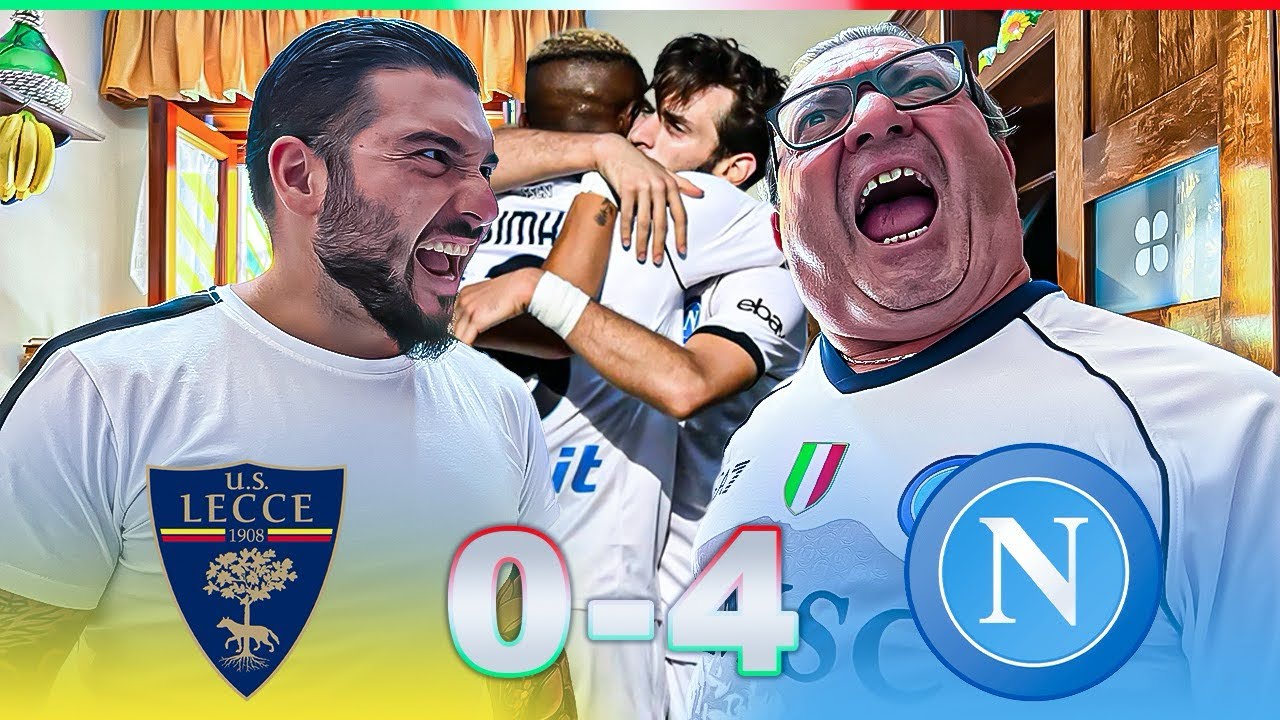 POKER PERFETTO‼️LECCE-NAPOLI 0-4🔥FINALMENTE IL VERO NAPOLI.