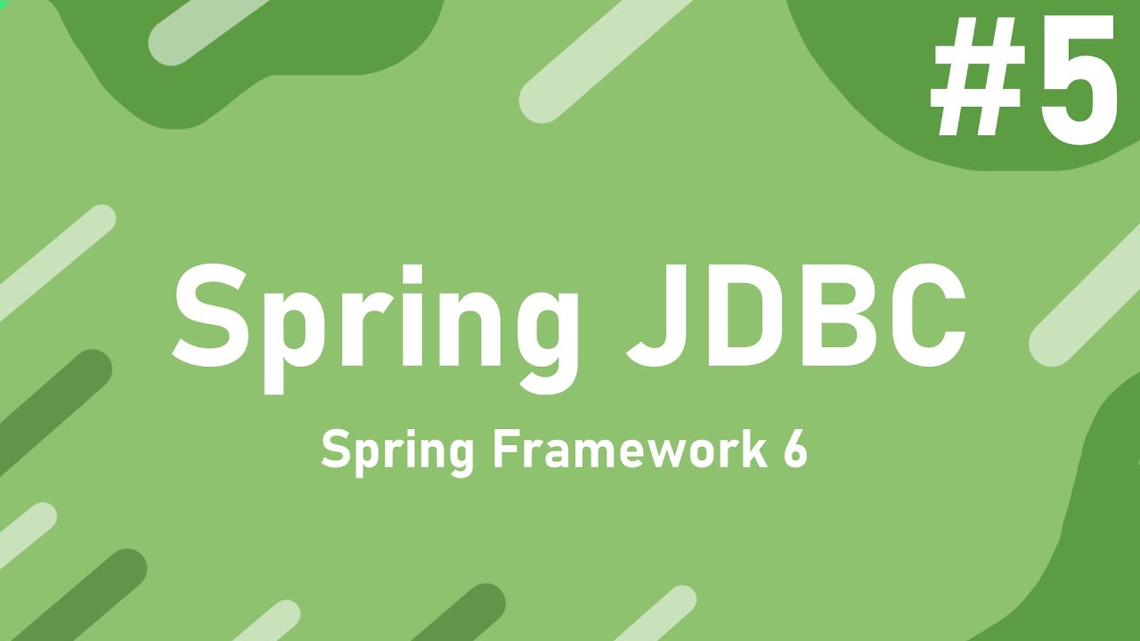 Урок 5. Spring JDBC | Spring Framework 6 с Нуля до Профессионала