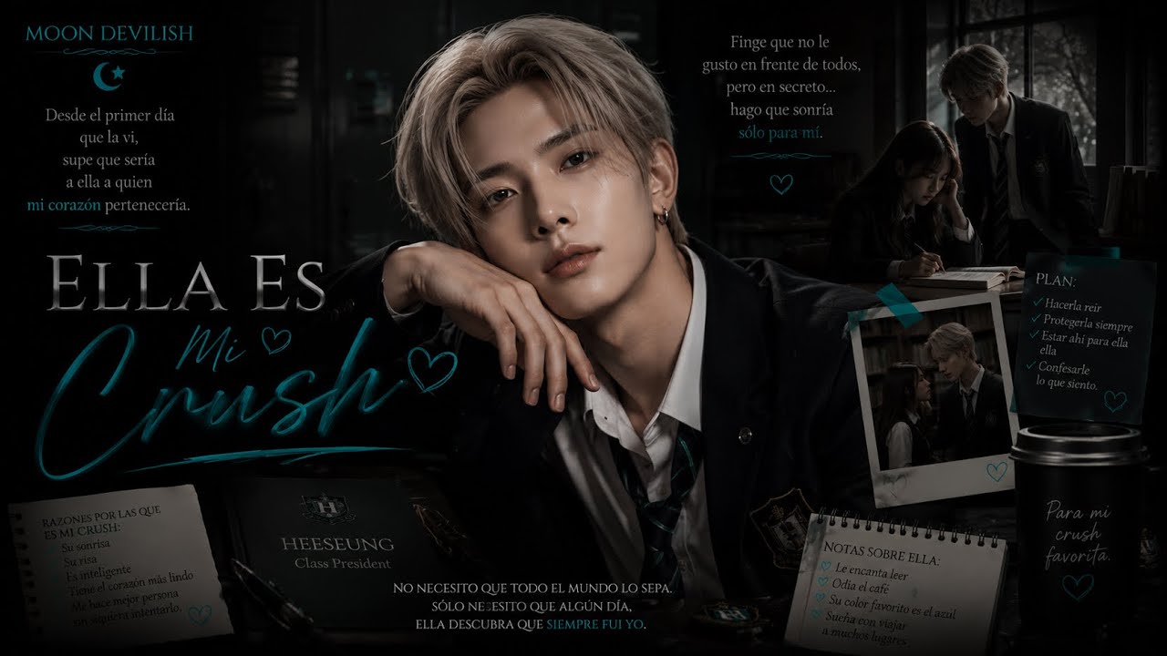 ⋆˚࿔🌿𐙚 ❛Ella Es Mi Crush❜ ꒰ Imagina con Heeseung ꒱ Capítulo Único