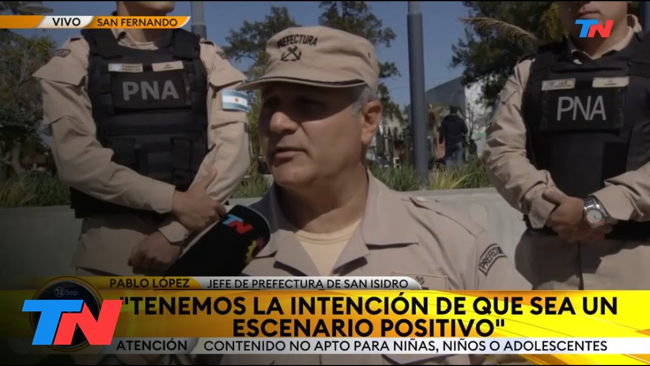 SAN FERNANDO: INTENSA BÚSQUEDA DE PREFECTURA PARA ENCONTRAR AL JOVEN DESAPARECIDO