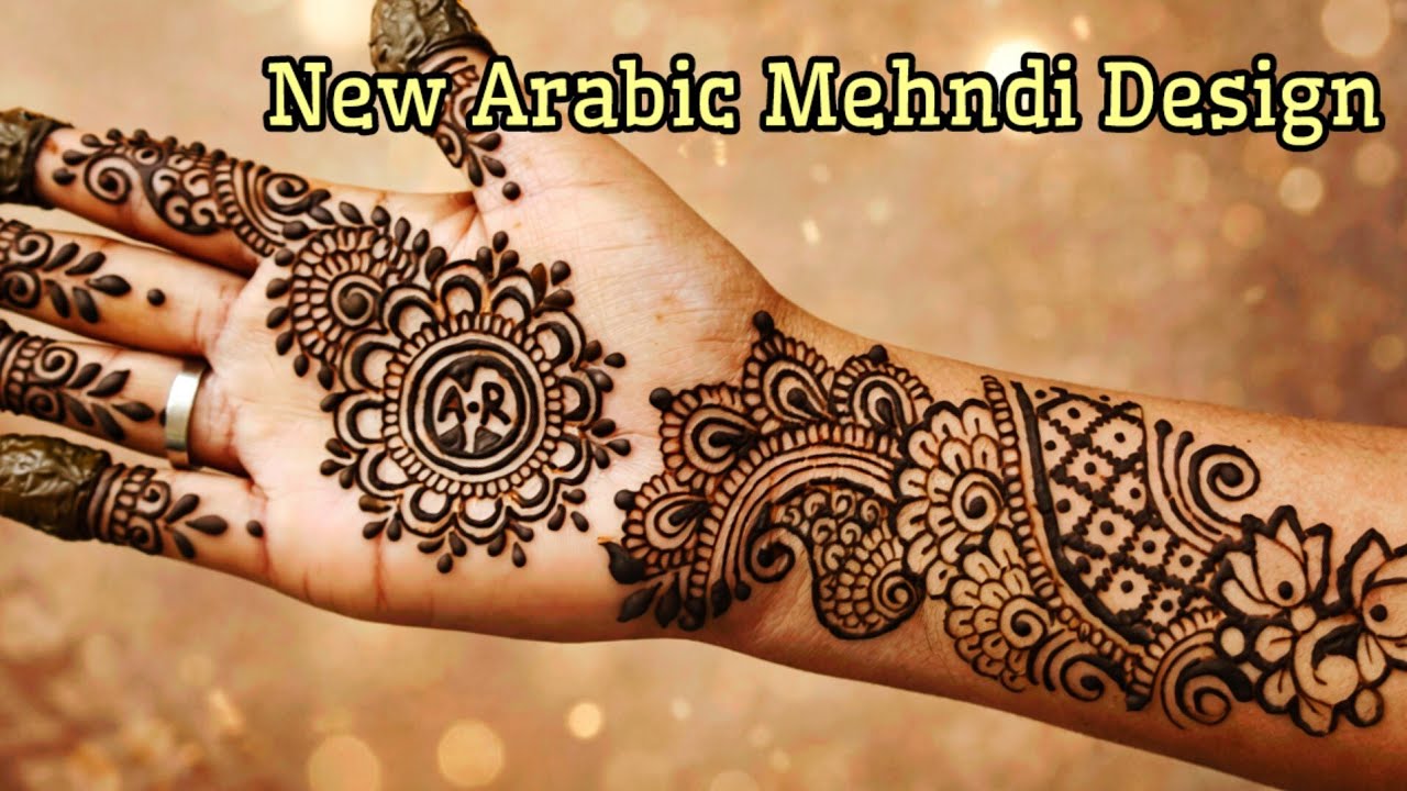 New arabic mehndi design || Beautiful Mehndi Design Fronthand || Arabic Henna Design Tutorial 