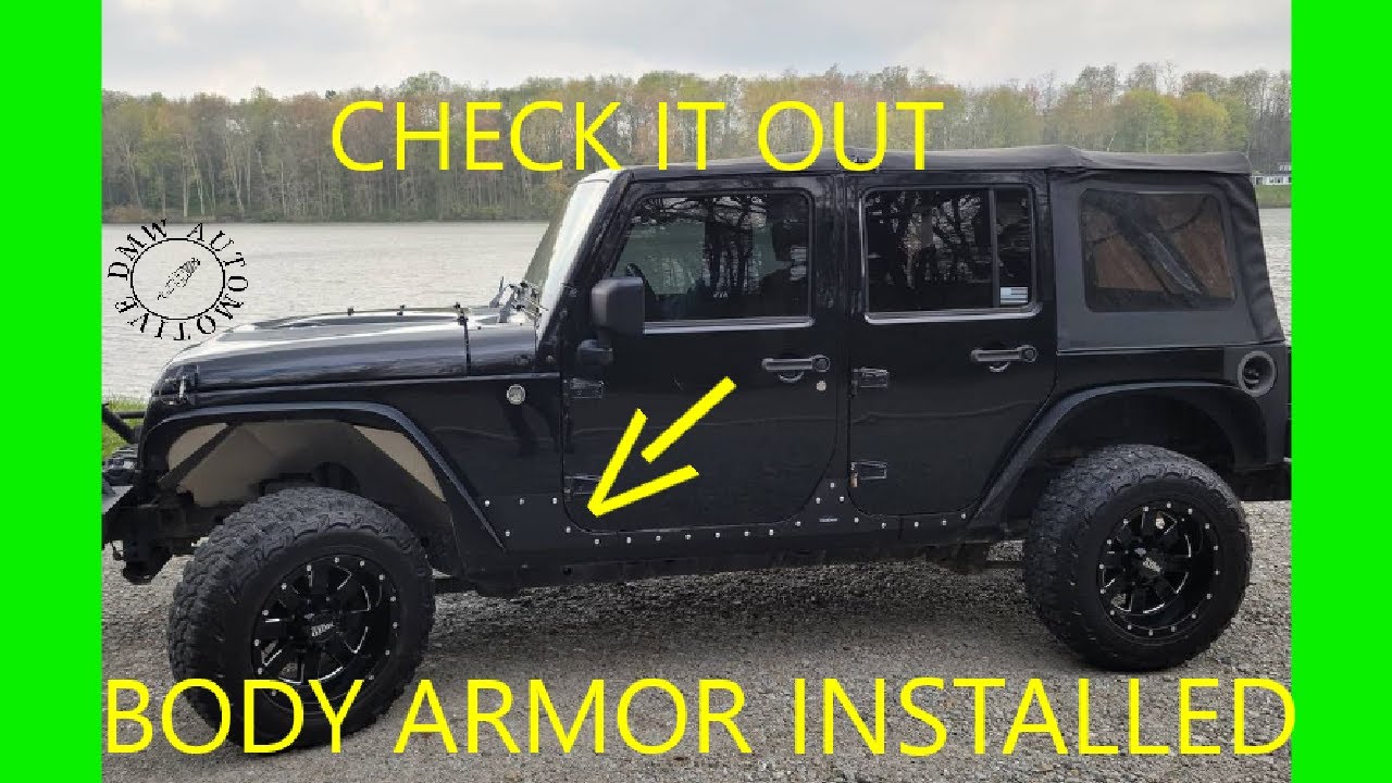 07 Jeep Wrangler Как установить бронежилет!!