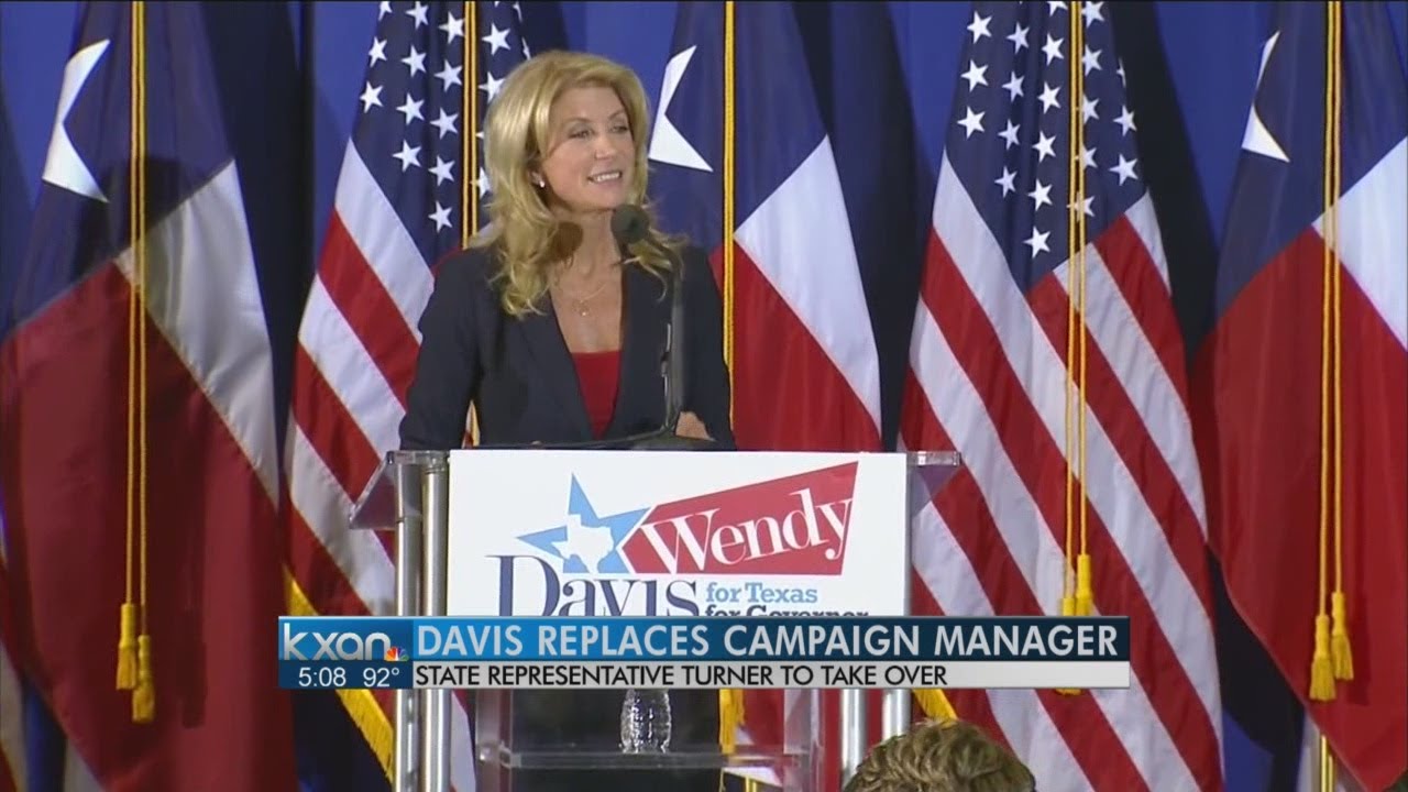 Davis replaces campaign manager amid struggles