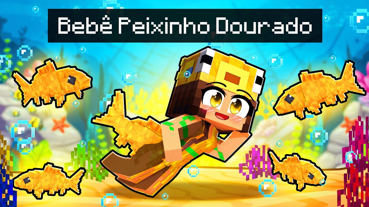 Miika VIROU um PEIXINHO DOURADO que REALIZA DESEJOS no Minecraft ◂Miika▸