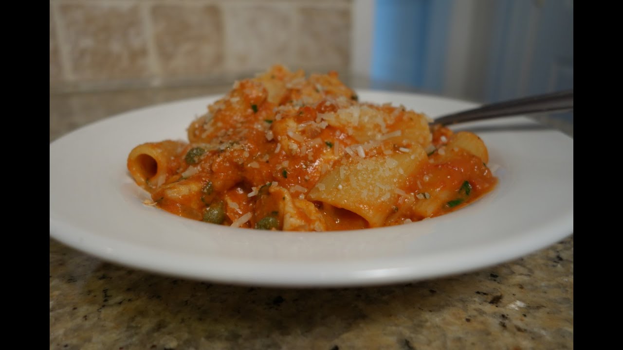 How To Make Pasta with Chicken & Capers - Cara Di Falco - Cara's Cucina