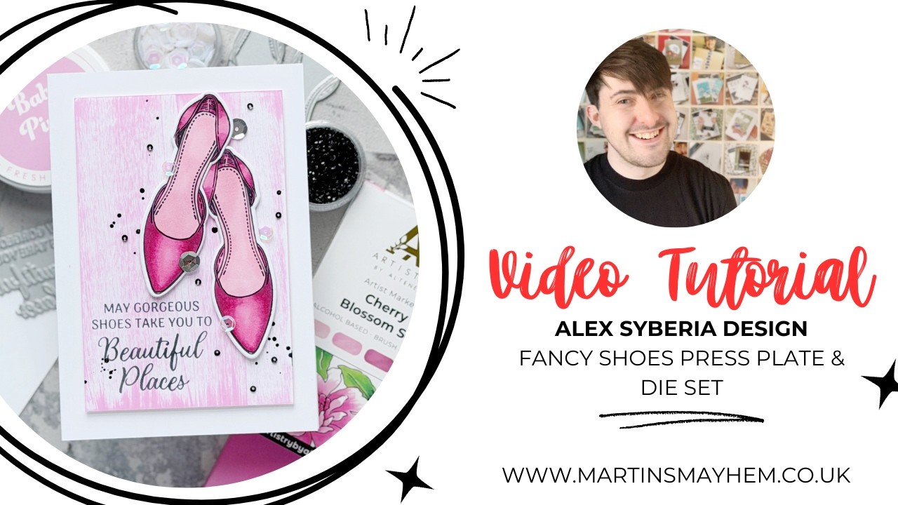 Alex Syberia Designs March Release Hop & Giveaway | Fancy Shoes Press Plate & Die Set