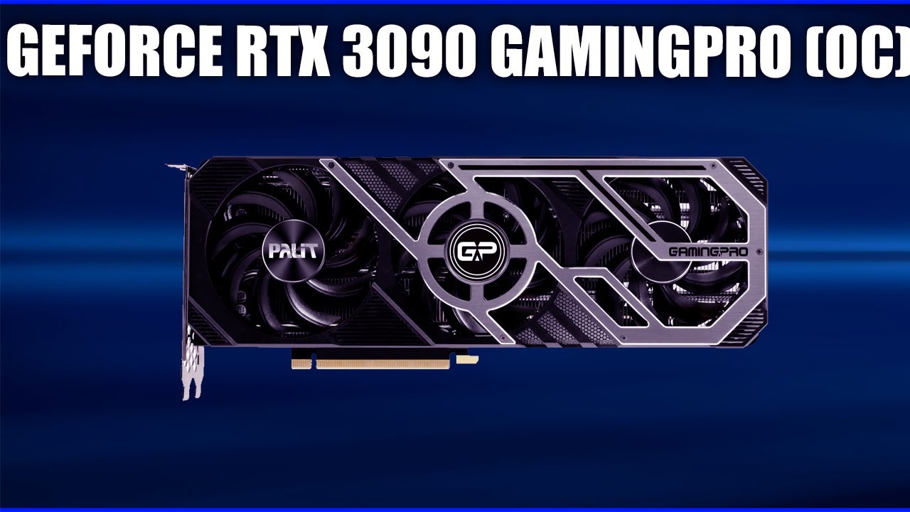 Видеокарта Palit GeForce RTX 3090 GamingPro (OC)