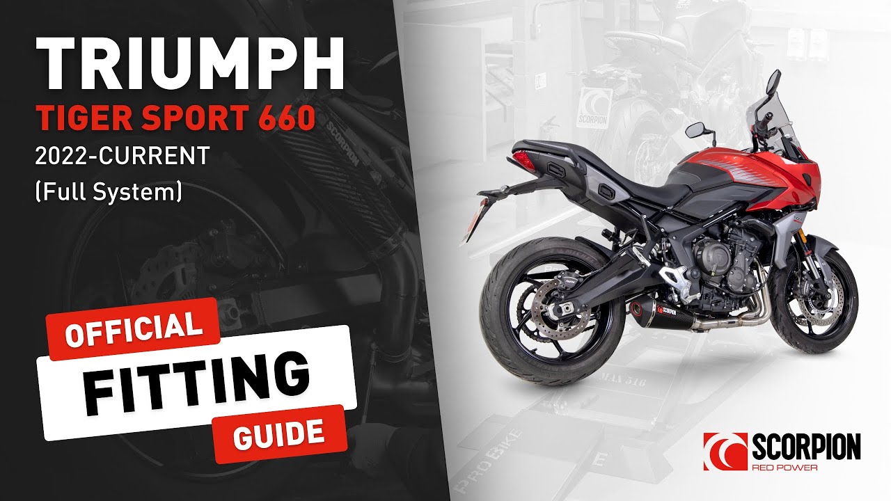 Triumph Tiger 660 Scorpion Exhaust Fitting Guide