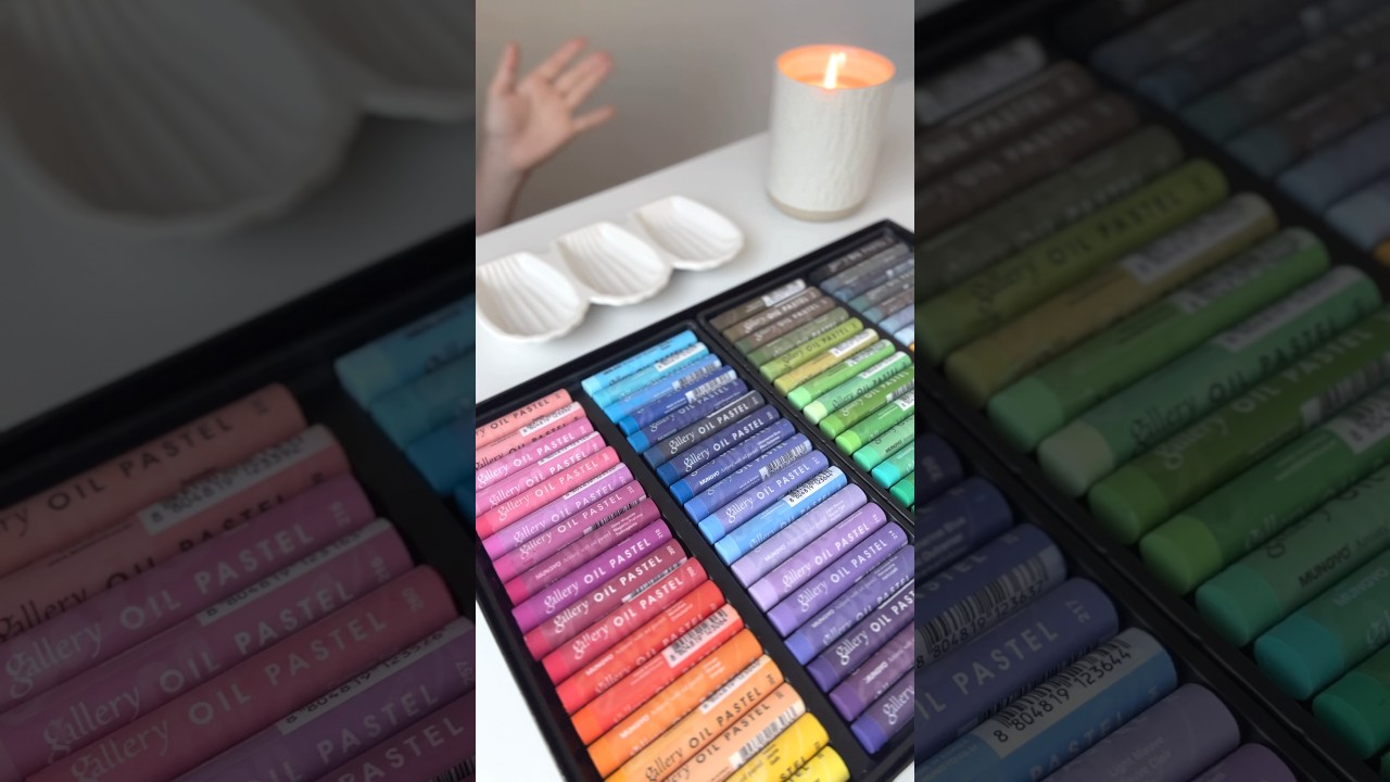 Unboxing Video of Mungyo Gallery Oil Pastels | 