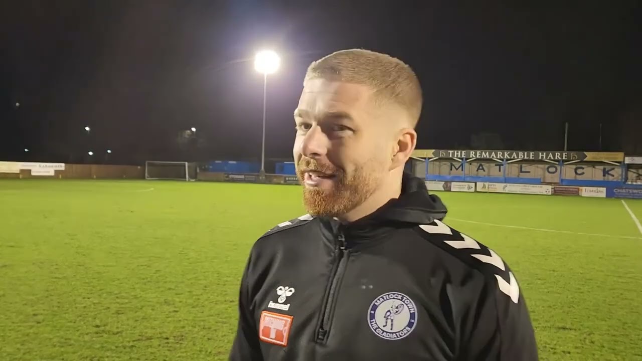 REACTION: Adam Clayton after the 7-2 home win against Newton Aycliffe, 03.03.26.