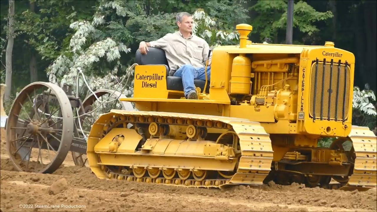 Rare Early Caterpillar 3 Cylinder RD6 + Killefer Subsoiler With Mole - Part 1