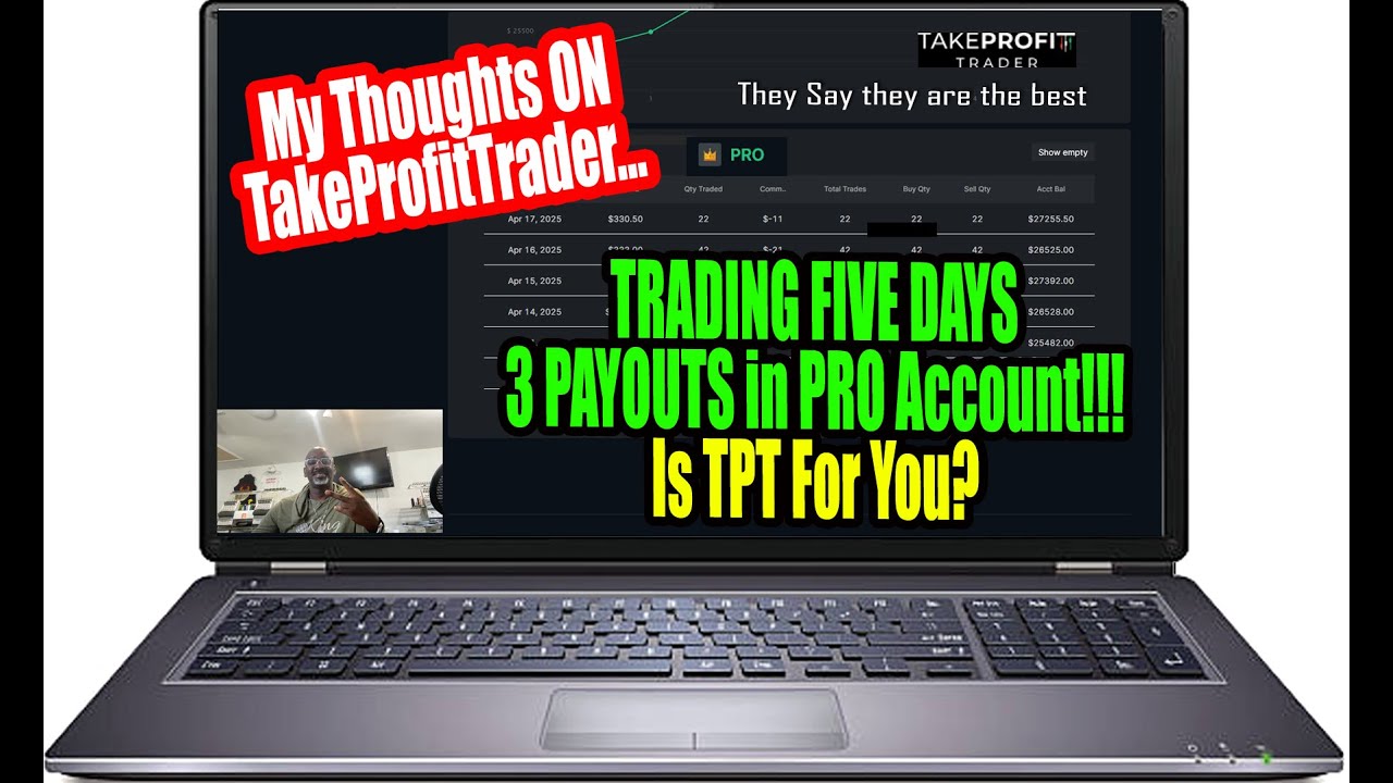🔴[MY THOUGHTS] TakeProfit Trader 25K Pro Account 🔔 5 Days trading 3 PAYOUTS!! 💰. #MNQ #FUTURES