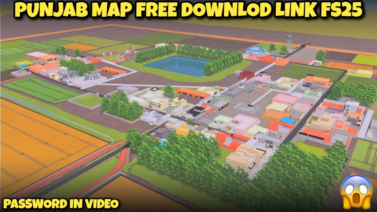 PUNJAB MAP FREE DOWNLOAD LINK 🔗!! FS 25