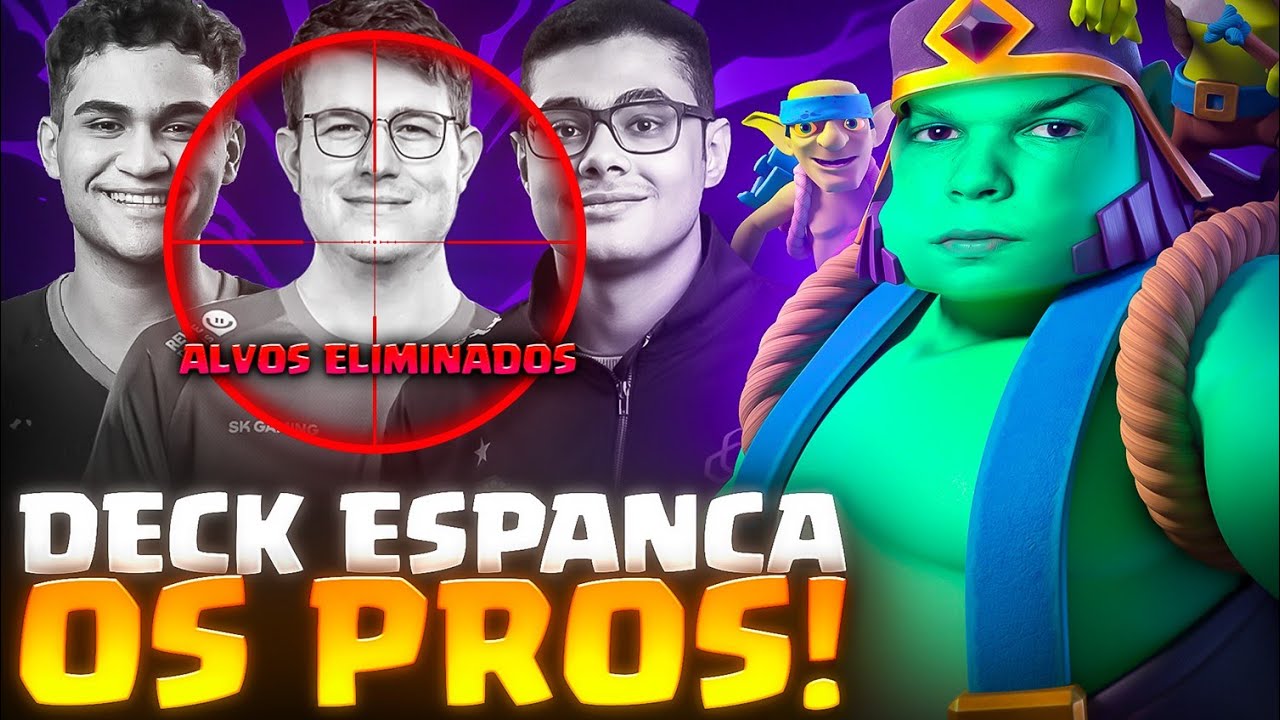FIQUEI TOP 5 *DO MUNDO* JOGANDO COM ESSE DECK T&Oacute;XICO 😂😂