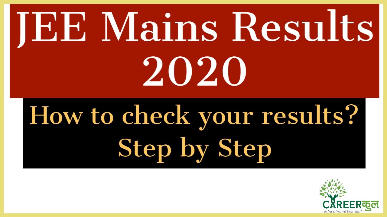 JEE (Mains) 2020 Results are OUT! | How to view results ?