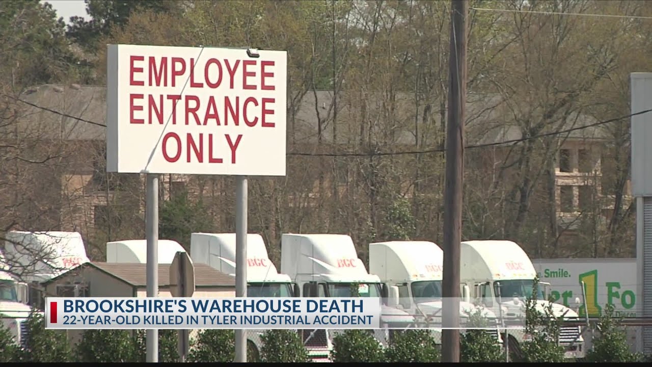 Man killed in industrial accident at Brookshire's warehouse on Sunday