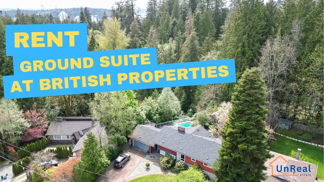 3300 CAD Rent at West Vancouver 2BD/2BA with huge living room and separate kitchen.