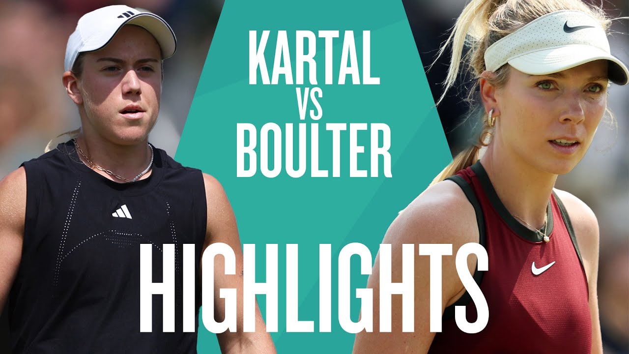 Katie Boulter Battles Past Sonay Kartal in Centre Court Thriller | Nottingham Open 2025 Highlights