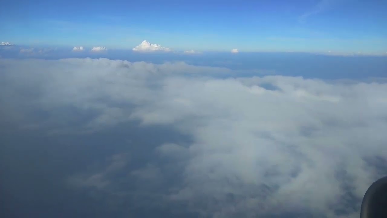 Sky - Clouds View From Flight - Aeroplane Under Clouds | Anup Archives | Free Video | No Copyright
