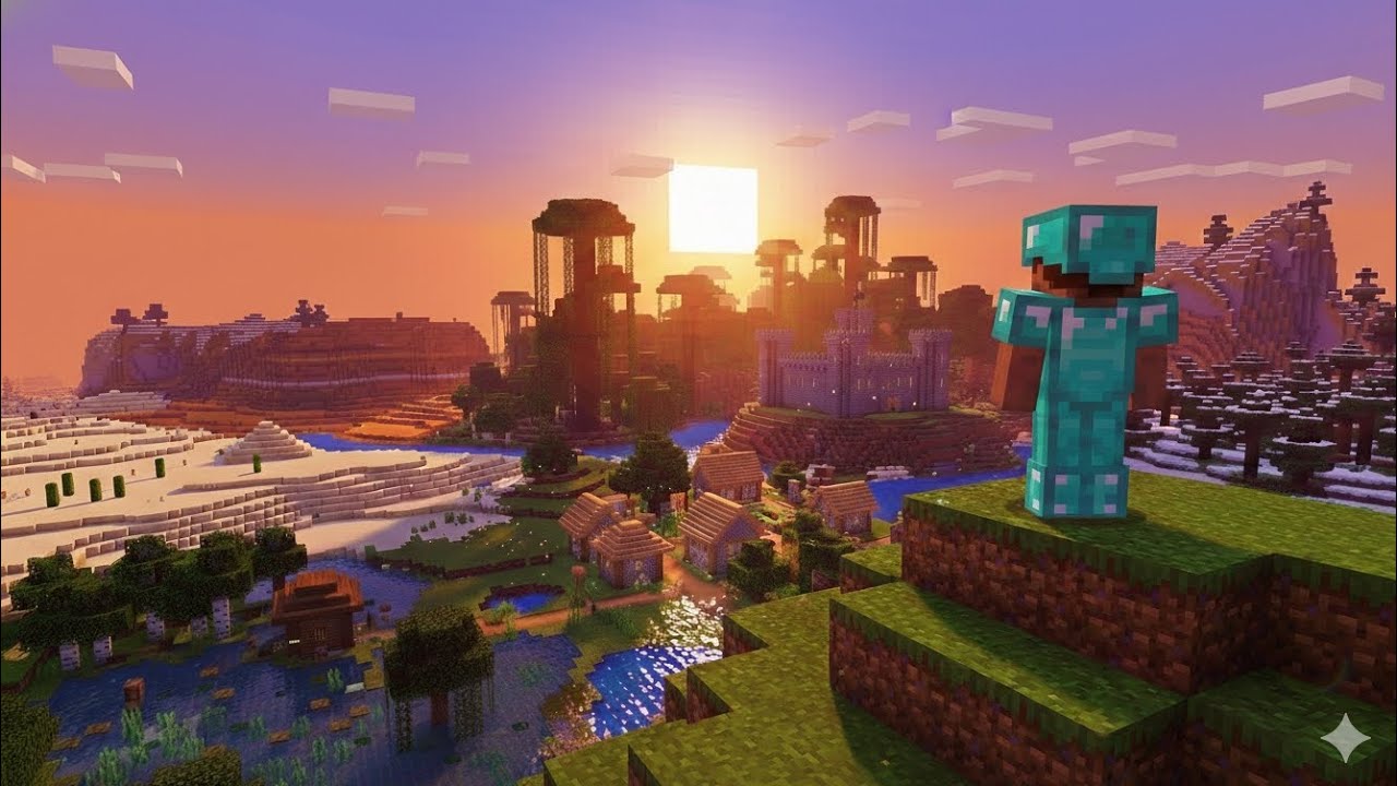 Майнкрафт но я строю биомы из майнкрафт (minecraft) 