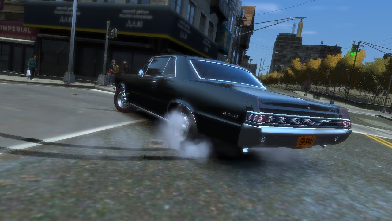 GRAND THEFT AUTO IV 1965 PONTIAC GTO CRASH TESTING HD