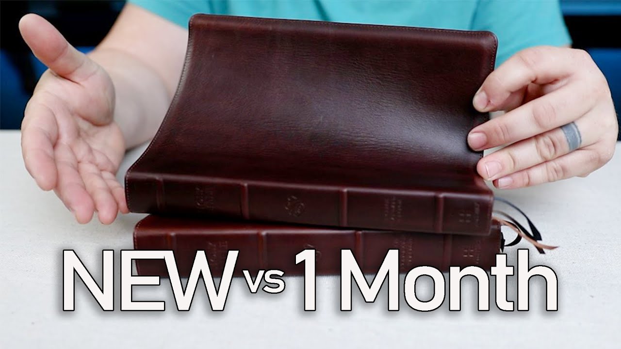 HORWEEN OMEGA | Leather Condition after 1 Month of Solid Use | Crossway Heirloom Bible - UPDATE