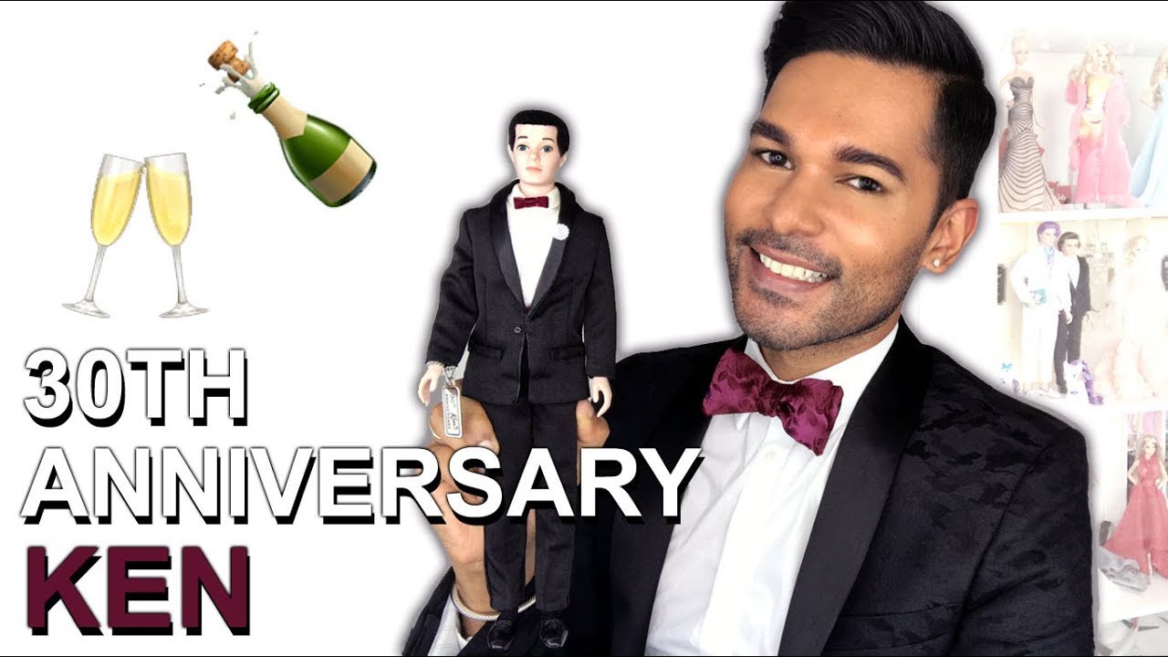 30TH ANNIVERSARY Porcelain Ken Doll - Barbie Collector - Review