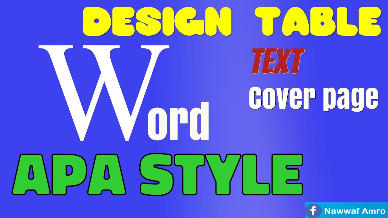 بعض المهارات المهمة لتنسيق و ترتيب الأبحاث العلمية و مشاريع التخرج. Using APA style 6th edition