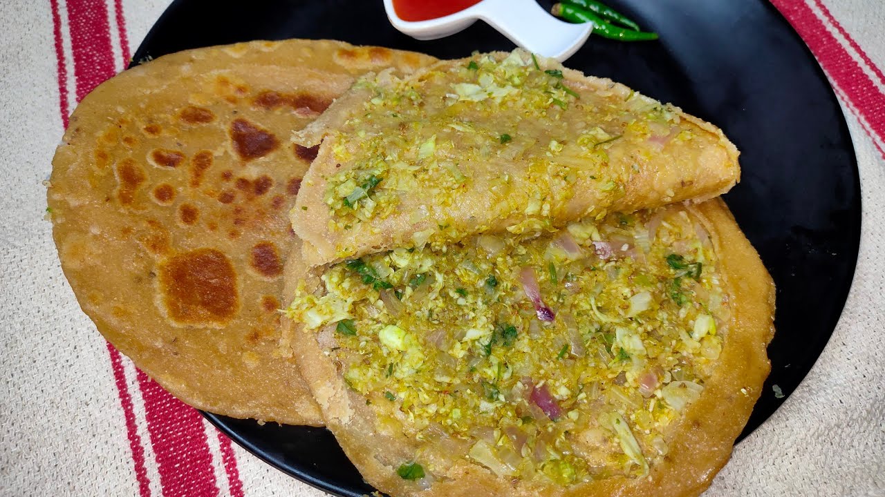 पत्तागोभी का भरवां पराठा बनाने का तरीका । Cabbage paratha recipe | Winter paratha recipe in hindi