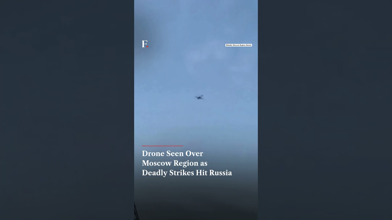 Drone Seen Over Moscow Region as Deadly Strikes Hit Russia | Firstpost News | N18G