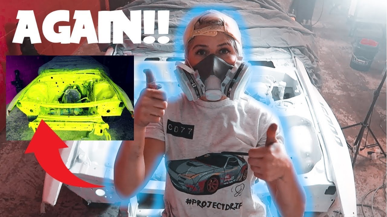 Painting my car by myself ... NEON EVERYTHING!